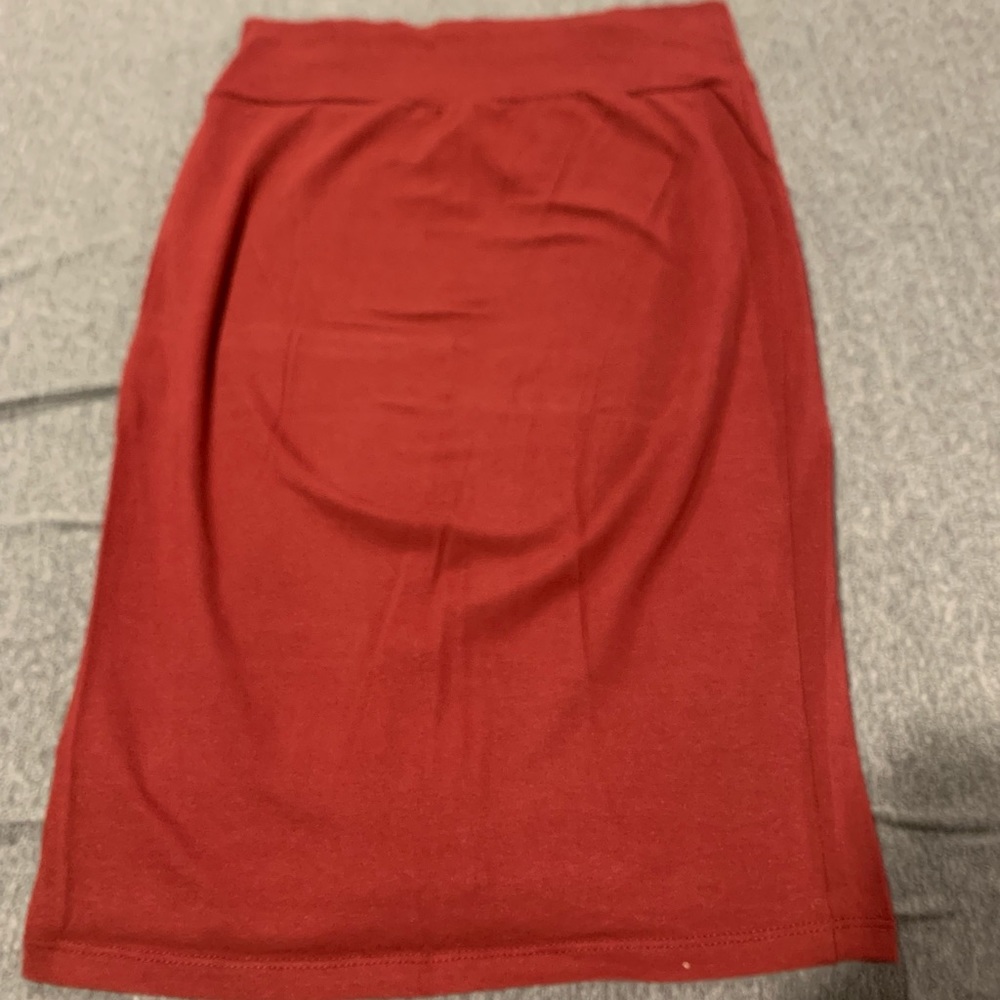 Red pencil skirt from forever 21